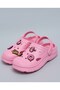 Girl'S Pink Charm Detail Slingback Clogs - 2