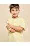 Textured T-Shirt With Henley Neck And Short Sleeves - 4
