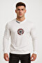 Boys Printed High-Neck Sweatshirt