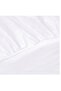 Livenza Home Plain White 3-Piece Set - Fitted Sheet 200 x 200 cm with 2 Pillow Cases (Super King) - 3