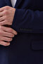 Egisto Men's Navy Blue Flexible Stretch Fabric Cotton Blended Slim Fit Spring-Summer Sports Blazer Jacket - 4