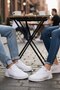 Unisex White Sneakers Shoes Rbd Tech Rs-9000