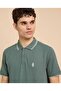 Logo Embroidered Polo T-Shirt With Short Sleeves - 3