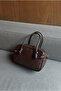 Women's Hand and Shoulder Bag Aci Brown