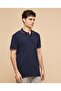 Contrast Tipping Polo T-Shirt With Short Sleeves - 4