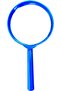 Magnifying Glass, Blue, Plastic, Handheld, Educational Tool for Kids - 3