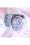 Girl's 3D Plush Rabbit Headphones Gray - 3