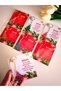 Epoxy 5 Pieces Mixed Color Pine Tree Model Christmas Card Gift Keychain