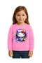Unisex Hello Kitty Printed Children's Sweatshirt 3 Thread Raised - 2