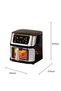 Smart Silver Crest Automatic Microwave 1800w Air Fryer New Design Multifunctional Deep Household - 4