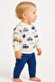Boy baby/child car patterned 2-piece set sweatshirt and tracksuit bottoms 3-6-9-12 months old - 2