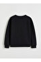 Black Maradona Printed Boys' Thick Sweatshirt - 4
