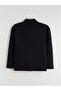 Xside Black Polo Collar Buttoned Men's Cardigan - 7