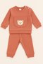 Baby Boy/Toddler Teddy Bear Embroidered Ribbed 2-Piece Set Sweatshirt and Sweatpants 3-6-9-12 Months - 4
