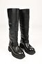 Laceless Thermo Sole Genuine Leather Boots 334-1500 Women's Boots - 6