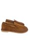 Genuine Leather Tan Suede Women's Loafer Casual Classic Shoes - Tan