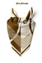 Brown Urban Line Pattern 70*70cm Bandana/Scarf - 2