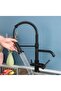 Kitchen Sink Faucet with Dual Flow Water Purification Outlet, Spiral Digital Led Sprayer, 7 Years Warranty, Imported - 8