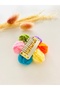 3-Piece Blue, Purple, Colorful Knitted Daisy Flower Patterned Clip-On, Hairless, Newborn Baby Hair Clip - 5