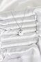 316L Steel Chain Silver Color Snowman Head with Hat Model Christmas Themed Women's Necklace - 2