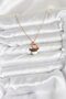 316L Steel Chain Gold Color Christmas Themed Women's Necklace with Snowman Figure - 2