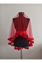 Laser Flower Veil Set Red – Bridal Accessory - 8
