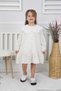 Girl's Collar Lace Detailed Dress - 3