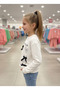 Girl's Bow Ribbon Sweatshirt - 2