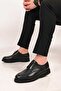 Laceless Elastic Eva Sole Genuine Leather Loafer 172-65114 Men's Shoes