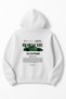 Oversized Unisex Porsche 911 Car Printed Hooded Sweatshirt