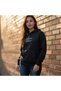 Women's 3 Thread Combed Cotton Fabric K Hooded Sweatshirt - 2