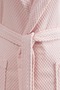 Plaid Hooded Children's Bathrobe Bright 13-14 Years Old Pink - 3