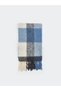 Timeless Clothing & Timeless Choices Tassel Detailed Checkered Embroidered Women's Scarf - 2