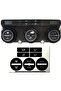 Golf Mk5 Passat B6 Compatible Air Conditioning Button Repair Kit Sticker Label