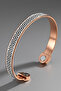 Magnetic Pure Copper Bracelet Adjustable Magnet Model Men's Women's Copper Bracelet with Pattern - 5