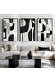 Abstract-Style Minimalist Canvas Artwork 40x60c cm – Personalized Framed Decor Wall art
