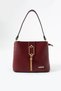 Sanmorris Gold Detailed 3-Compartment Shoulder and Crossbody Women's Bag - 7