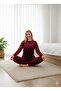 Women's Long Sleeve Crew Neck Velvet Pajama Set