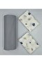 100% Organic Cotton Fabric Elastic Fitted Sheet+ Pillowcase***Corner Depth 28-30 Cm*** ew Season///