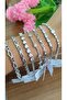 Xuping Vip Silver Color Baguette Stone Minimal Bracelet 17+2cm - 2