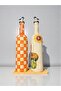 750 ml Hand-Painted Pumpkin Pattern Glass Olive Oil & Vinegar Bottle Set – Decorative Kitchen Accessory - 6