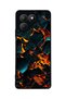 Pova 7 Matte Compatible Black Case – Soft Silicone, Protective, Shock-Absorbing Cover
