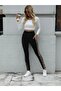 Women's High Waist Pocket Detailed Leopard Patterned Diving Leggings - 7