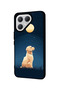 Pova 7 Pro Matte Compatible Black Case – Soft Silicone, Protective, Shock-Absorbing Cover - 5