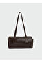 Leather-Look Women's Bowling Shoulder Bag