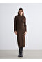 Esvab • Modern & Distinctive Zero Roba Collar Knitwear Dress - 2