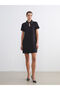 Rmz Gi̇yi̇m Farkiyla Shirt Roba Collar Stone Mini Dress - 2