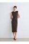 Quality Pieces from Çelebi Store Zero Roba Yaka a Fitted Dress - 2