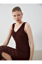 Esvab • Modern & Distinctive V-Placket Crochet Dress - 2
