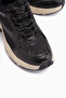 Trina Black Lace-Up Women's Sneaker Shoes - 4